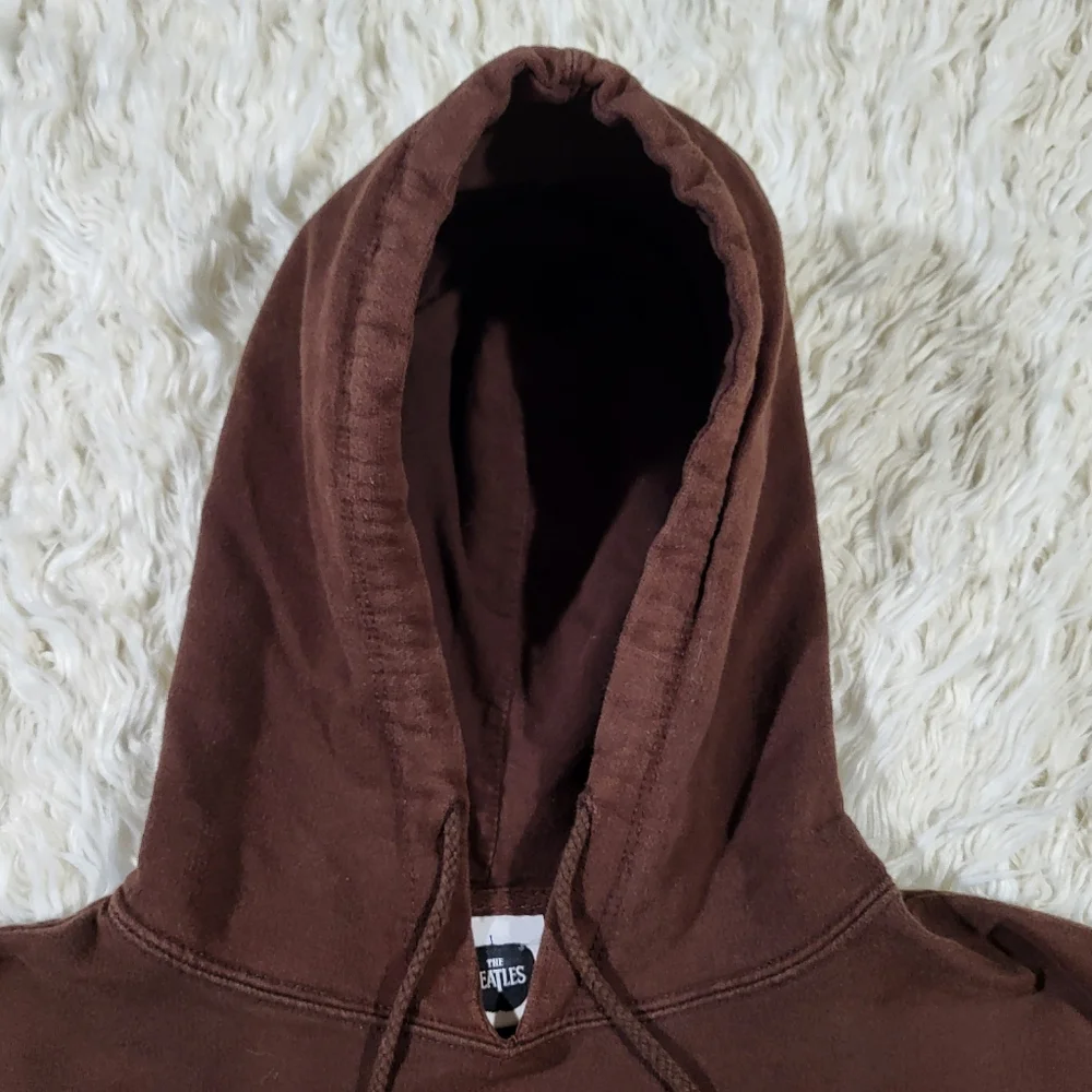 Vintage The Beatles 2006 Apple Corps Ltd Brown Graphic Hoodie - Picture 4 of 16